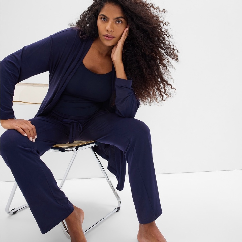 Gap Maternity Soft Modal Navy Knit Pajama/ Loungewear